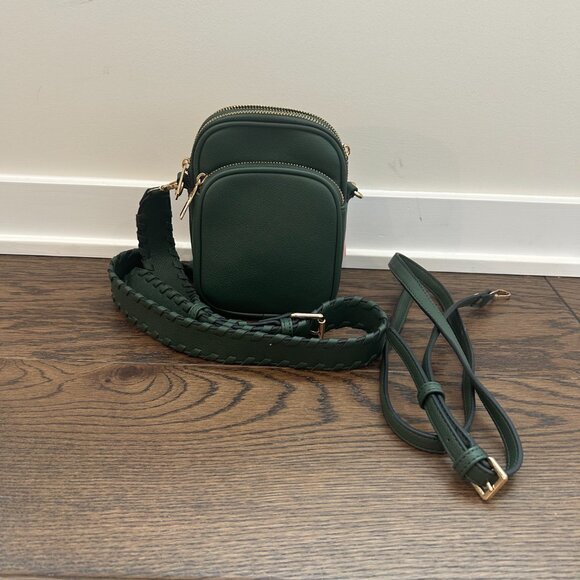 Mali + Lili Josie Double Crossbody Bag - Green Color Not Yet Available - Sample